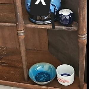 Blue lovers world travels home items useful and display